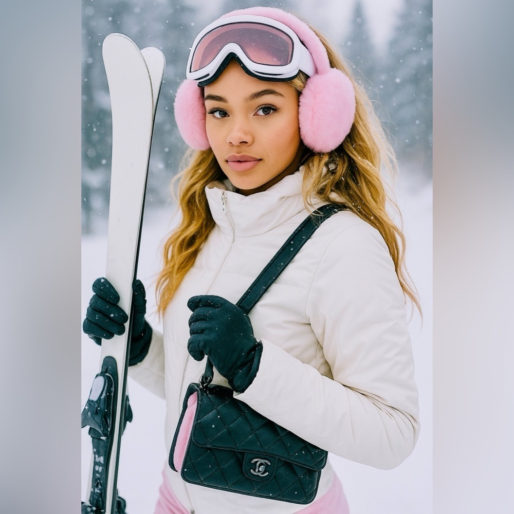 Cozy Pink Plush Earmuffs – Winter Essential